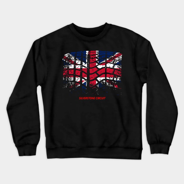 Silverstone Circuit Crewneck Sweatshirt by SteamboatJoe